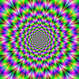 Uoopati Psychedelic Art DIY 5D Diamond Painting Set Pink Green Neon Flower Digital Abstract Round Drill Rhinestone Embroidery Arts Craft for Home Wall Decoration, 12x12 Inch Svnthqp