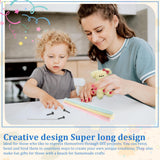 RVEFOT 6 Pcs Fur Pipe Cleaners Craft Kit with Decorative Accessories and Video Tutorials, Pipe Cleaners Kit for Beginners, Bear Animal Kit for Craft, Kids Art Craft DIY Creative Decoration RVEFOT