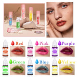 BRIPATI DIY Lip Gloss Making Kit - All-in-One to Make Your Own Lip Care Gloss Set with Clear Base, Pigments, Glitter, Tubes, Fun Creative Gift for Women Girls Makeup Lovers in Christmas Birthdays BRIPATI