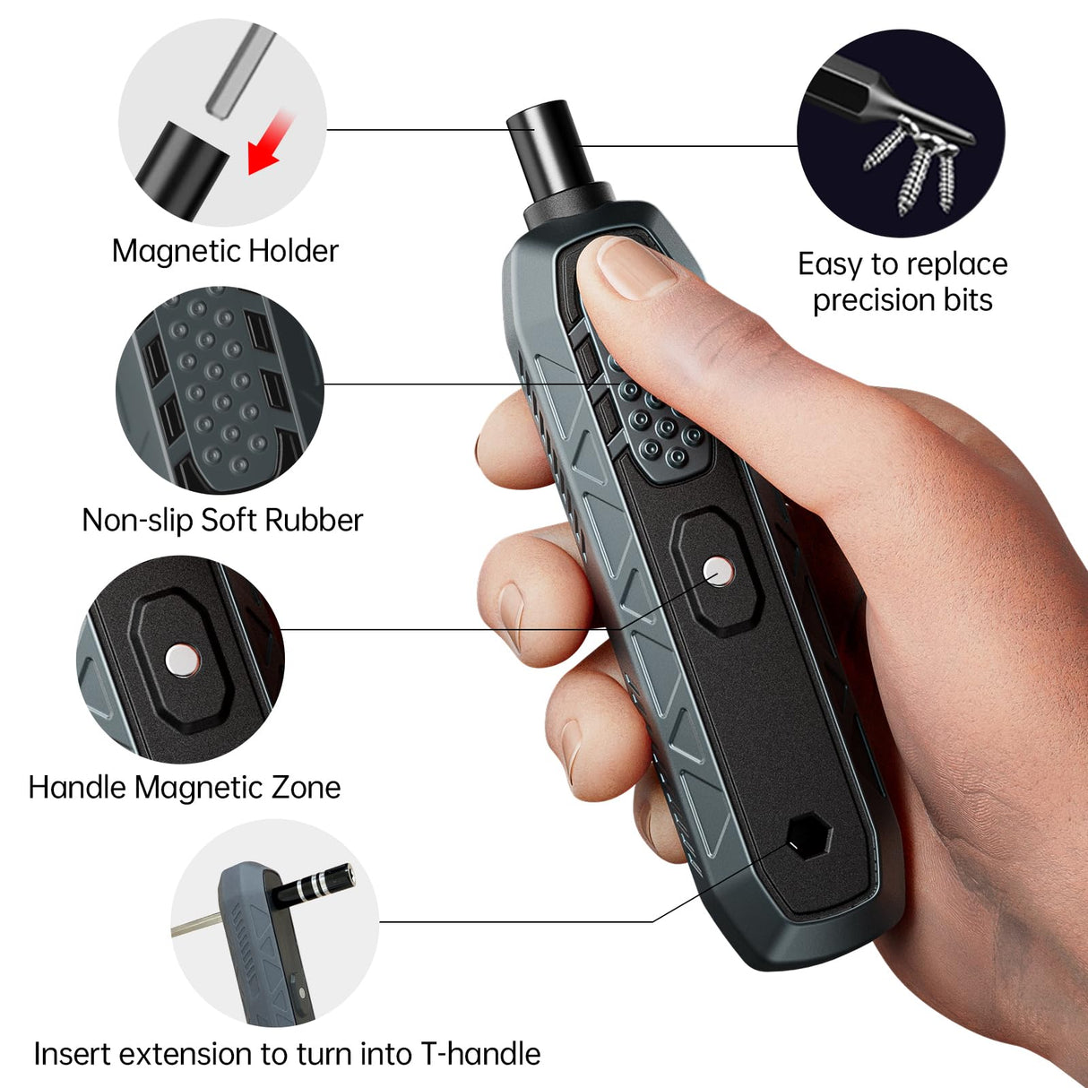 JAKEMY 180 in 1 Precision Screwdriver Set, Computer Screwdriver Kit, Professional Magnetic Repair Tool Kit with Home Drill Bits for Most Laptop, Phone, Xbox, MacBook, Game Console, Modding, DIY JAKEMY