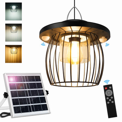 AEQ Solar Shed Light Indoor Outdoor, Solar Gazebo Lights Work in Daytime with Dual Motion Sensor/5 Modes/Remote Control, Waterproof Garage Lights with for Porch Shed Garage Barn