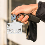 LUOZZY 20pcs Sublimation Keychain Blanks 2024 Graduation Sublimation Keychains 2024 Grad Photo Frame Keychains Blank Graduation Sublimation Picture Frame Keyrings for DIY Craft LUOZZY