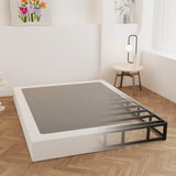 Maenizi 9 Inch Full Size Box Spring, Heavy Duty Metal Box Spring Bed Base with Fabric Cover, Mattress Foundation, Easy Assembly, Noise Free, Black Maenizi