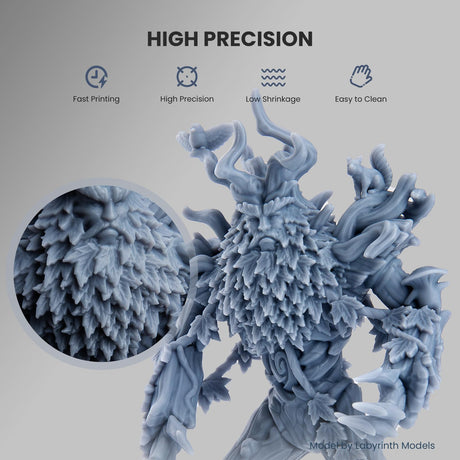 ELEGOO Standard Photopolymer Resin LCD UV-Curing Resin 405nm 3D Printer Resin for Mars Saturn Jupiter MSLA DLP LCD 3D Printing Grey 500g ELEGOO