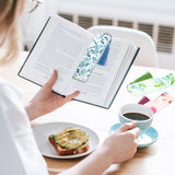 Sublimation Bookmark Blank Double Sided - 30Pcs Metal Bookmark Blanks Bulk + 30 Colors Bookmark Tassels, Bookmark Making Kit, for DIY Bookmarks, Book Lovers, Crafts, Reading Gifts Mkway