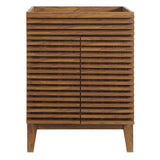 Modway Render 23.5" Bathroom Vanity in Walnut (Sink Basin Not Included) Modway