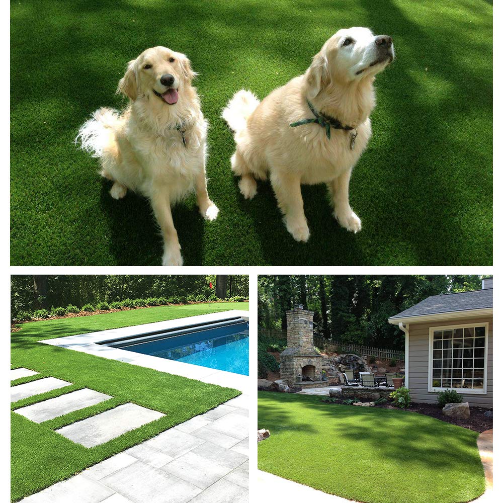LITA Artificial Grass 3' x 10' (30 Square Feet) Realistic Fake Grass Deluxe Turf Synthetic Turf Thick Lawn Pet Turf -Perfect for Indoor/Outdoor Landscape (20mm high Pile) Customized LITA
