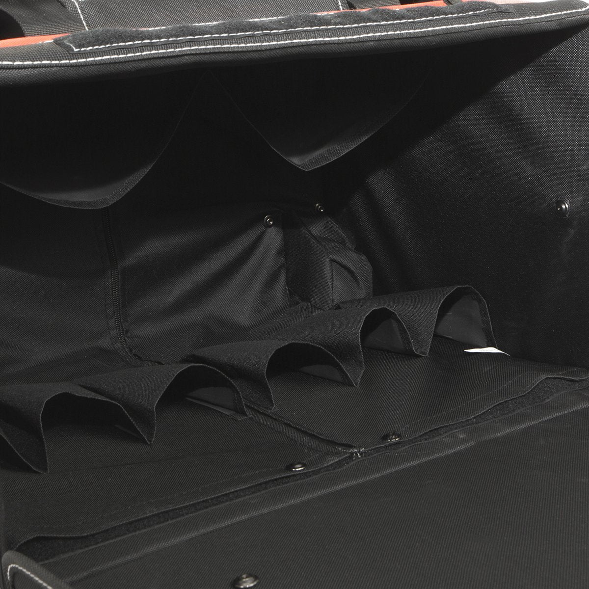 XtremepowerUS 18" Rolling Tool Bag Organizer Adjustable Telescoping Handle Wide Storage Organizer Tool Box with Wheels, Red/Black XtremepowerUS