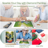DIADAY 5D Diamond Painting Kits Hummingbird, Bird Diamond Art Kits for Adults Beginners, Full Drill Round Gem Dots Art DIY Craft Home Wall Decor Gift 12 x 12 Inches DIADAY