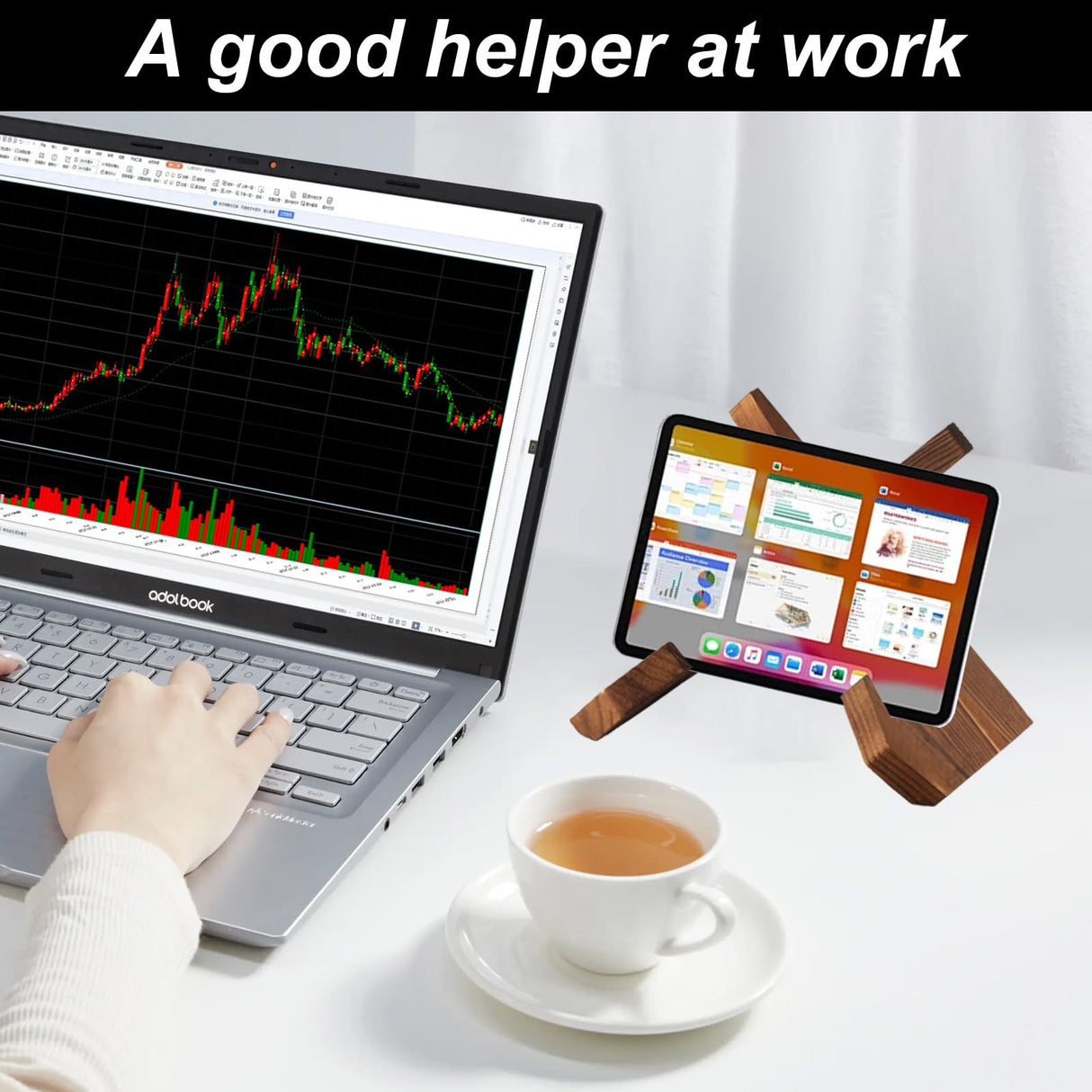 Cook Book Stand Cookbook Stand for Kitchen Counter, Cookbook Holder Stand, Wooden Bible Recipe Book Holder Stand for Kitchen, Wooden Cookbook Display Stand Holder for Kitchen Counter Tablet Zxglxinyao