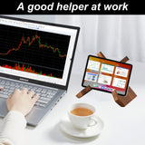 Cook Book Stand Cookbook Stand for Kitchen Counter, Cookbook Holder Stand, Wooden Bible Recipe Book Holder Stand for Kitchen, Wooden Cookbook Display Stand Holder for Kitchen Counter Tablet Zxglxinyao