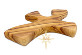 Dacaret Factory Healing Cross | Olive wood | 5'' fits in the hand for praying | Confirmation, First Communion Gifts | Loss of a dear one | Memorial | Christmas Gift (Without Engraving) Dacaret Factory