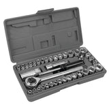 Performance Tool W1173 SAE/Metric 40-Piece SAE and Metric Socket Set, 1/4-Inch & 3/8-Inch Drive Performance Tool
