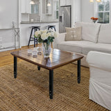 QLLY Adjustable Square Table Leg, 24-40 inch, 60-100cm, Home Office Custom DIY Table Legs, Furniture Leg Set (4, Black) QLLY