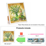 AiYuanzsh 5D Special Shape Diamond Art Kits for Beginners, Butterfly Fairy Diamond Art Painting Kits for Adults, Crystal Rhinestones Diamond Art Painting for Home Wall Decoration Gift 12×12 inch AiYuanzsh