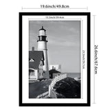 Picrit 20x27 Picture Frame 3 Pack, Black Puzzle Frame, Display Poster 16 x 24 with Mat or 20 x 27 without Mat for Horizontal or Vertical Wall Mounting. Picrit