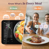 Cosori Smart Food Kitchen Scale with Nutritional Calculator, Free App for AI Scan, Calorie & Macro Tracking, Food Preload, On-Screen Nutrient Info, Personal Goals, Rechargeable, 11 lb / 5 kg COSORI