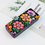 TDFERAN Diamond Painting Sunglasses Case 16x6.5cm Hard Shell Shockproof Sport Glasses Case Eyeglasses Holder Paint by Numbers Kit for Adults Sunglasses Case Reading Hard Glasses Cases Flowers TDFERAN