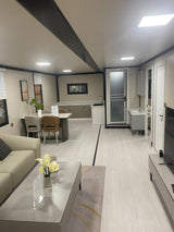 Tiny Homes for Sale Prefab, Expandable Container House Modular Home for Adults to Live in, Foldable Home Tiny House with 2-3 Bedrooms and Full Equiped Bathroom Generic