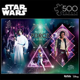 Buffalo Games - Star Wars - : Galactic Trio - 500 Piece Jigsaw Puzzle for Adults -Challenging Puzzle Perfect for Game Nights - Finished Size is 21.25 x 15.00 Buffalo Games