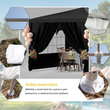 Party Tent 10x30 Outdoor Wedding Tents for Parties, Heavy Duty Event Tents Canopy for Parties Gazebo Shelter with 8 Removable Sidewalls Waterproof Party Wedding BBQ Events Tent for Parties susici