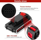 3.0Ah LBXR20 Lithium Replacement Battery for Black and Decker 20V Battery Max LB20 LBX20 LST220 LBXR20B-2 LB2X4020 Compatible with Black and Decker 20 Volt Tools LCS1020 LDX20C LSW221 BDCDMT120-Red Munikind