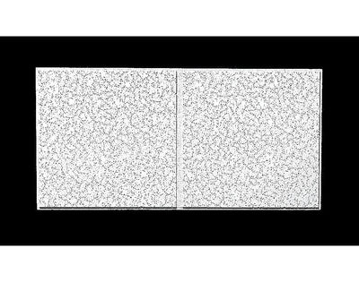 Armstrong Ceiling Tiles; 2x4 Ceiling Tiles - 10 pcs White Ceiling Tiles; Acoustic Ceilings for Suspended Ceiling Grid; CORTEGA Second Look 2767