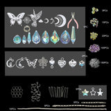 Denyskwin DIY Suncatchers Kit - 400pcs Crystal Suncatcher Set for Memorial Gifts, Home Decor & Handmade Crafts (Create Your Own Rainbow Window Art) Denyskwin