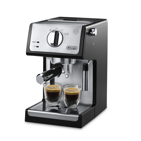 De'Longhi 15-Bar Pump Espresso Machine with Manual Milk Frother for Latte, Cappuccino, Black, ECP3420 De'Longhi