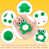 LanMa Air Dry Clay Kit for Kids, 12 Pack Animal Air-Dry Art Kits with Ultra Light & Soft Modeling Clay, Instructions, Sculpting Tools, Christmas Birthday Gifts for Boys Girls LanMa