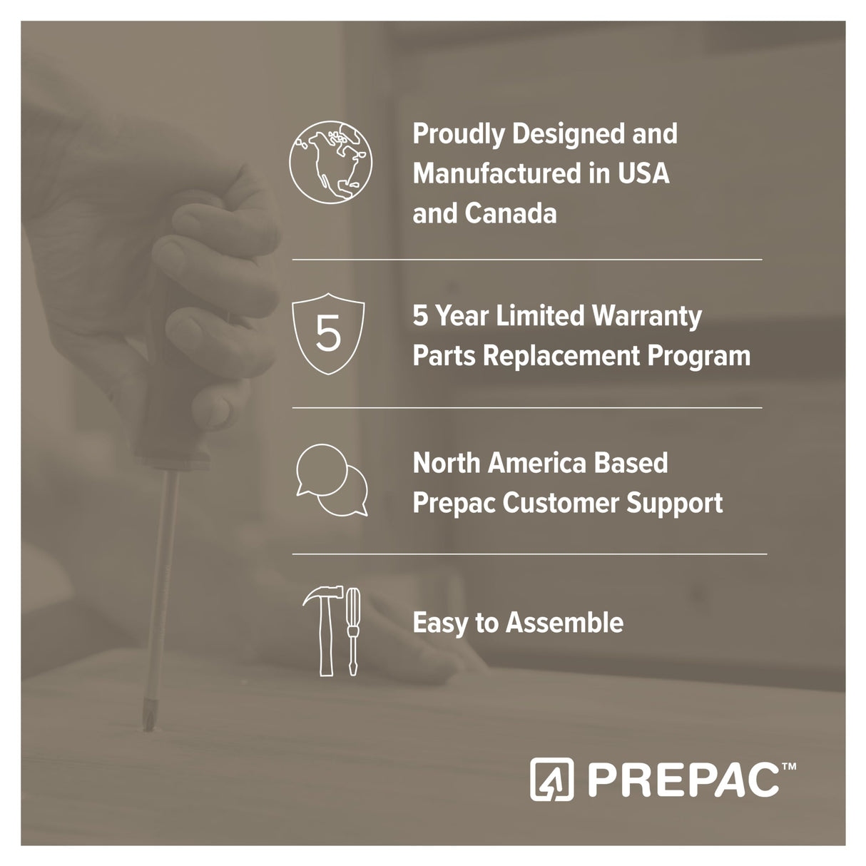 Prepac Rustic Ridge Farmhouse Nightstand Bedside Table, Brown Nightstand for Bedroom, End Table with 3 Drawers 16.25"D x 27.5"W x 26.75"H, DDNR-1603-1 Prepac