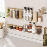 Lifewit Floating Shelves for Wall, 6 Pack 15" Clear Acrylic Shelf Room Decor for Book/Figures/Photo/Makeup in Bathroom, Book Shelf, Living Room, Bedroom, Kitchen Storage and Organization Lifewit