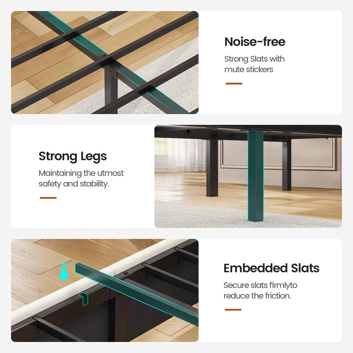 BTHFST King Upholstered LED Bed Frame with 5 Drawers, Velvet Hidden Storage Headboard with Charging Station, Button Tufted Headboard and Heavy Duty Metal Slats Support, No Box Spring Needed, Beige BTHFST