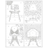 Ravensburger CreArt Eames Take a Seat Paint by Numbers Kit for Adults - Painting Arts and Crafts for Ages 12 and Up Ravensburger