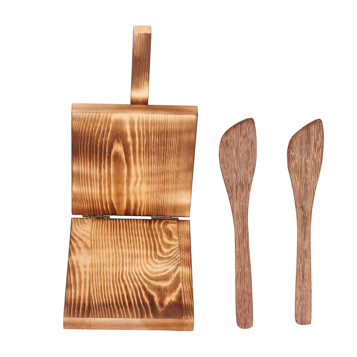 Restokki Tortilla Press Wood Multifunction Nonslip Wooden Handle Fine Workmanship Dough Pressing Tool Restokki
