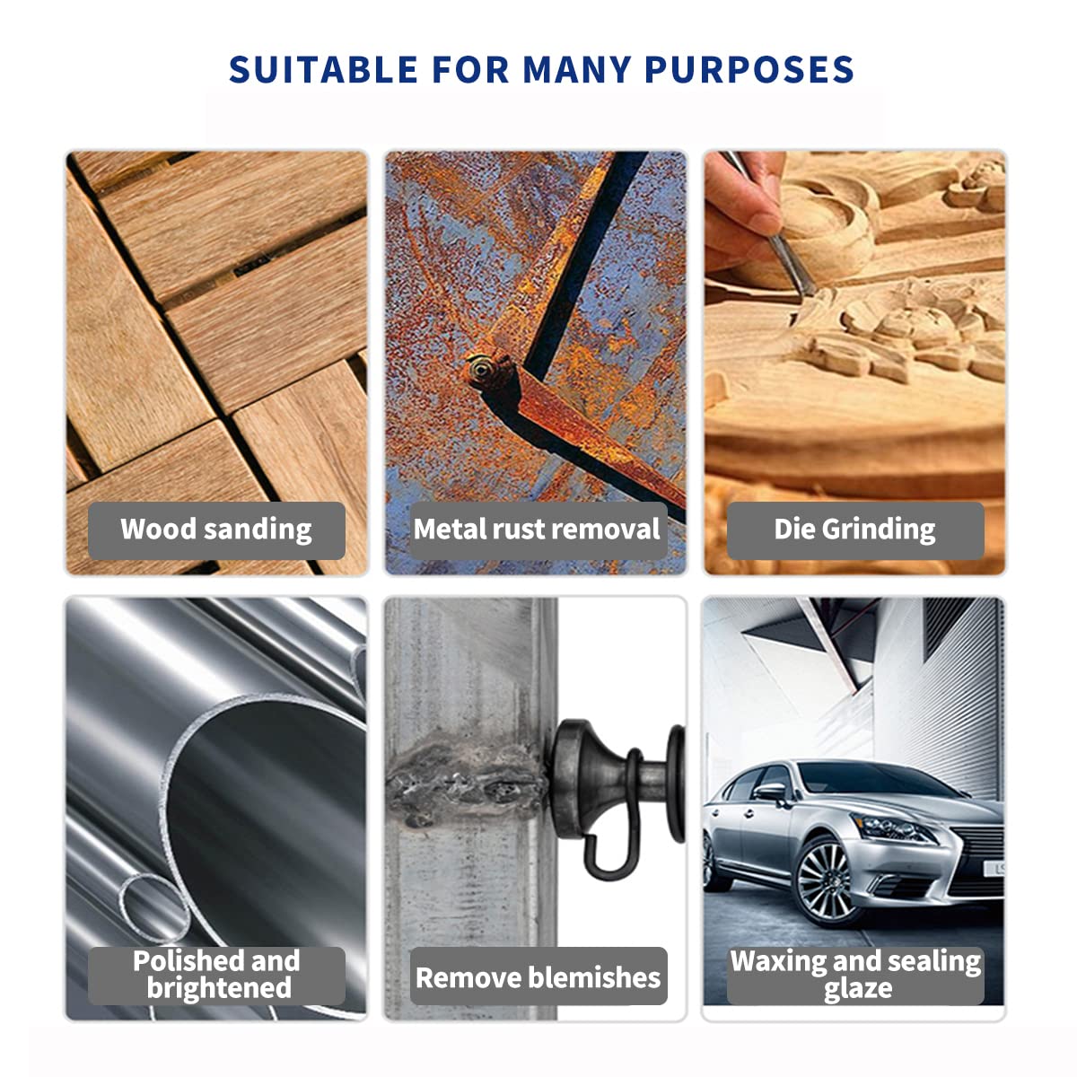 Air Micro Die Grinder Kit,MAG-123N Pneumatic Grinding Pen 120 Degree 23500 RPM JIUNENG