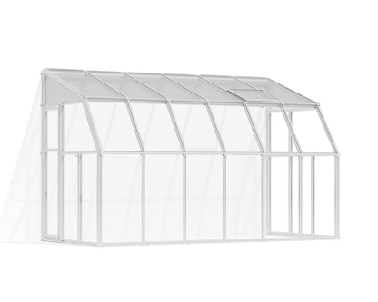 Rion HG7512 Canopia Sun Room, 6' x 12', White - WoodArtSupply