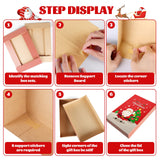 EverMerry 18 Piece Christmas Gift Boxes, with Lids for Presents Decorative Shirt Box for Xmas Holiday, Gift Wrapping with 12 Designs and 4 Sizes for Christmas Shirt, Sweaters EverMerry