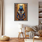 Diamond Art Painting Egyptian God Anubis Egypt Gods of Egypt Mythology Kit for Adults Diamond Art Painting by Number Kits Gem Art Wall Home Decor(Canvas 11.8 x15.8inch) WoodArtSupply