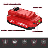 AYTXTG 2Pack 3.5Ah 20V Lithium Battery Replacement Craftsman 20V Battery CMCB202 CMCB202-2 CMCB204 CMCB204-2 Craftsman V20 Battery + CMCB104 V20 Battery Portable Charger AYTXTG