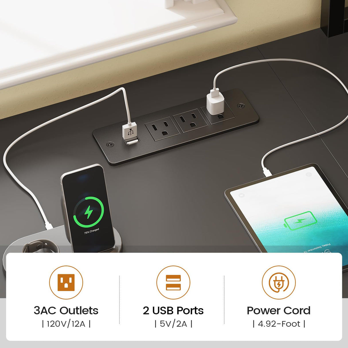 SEDETA L Shaped Gaming Desk, Home Office Computer Desk with 2 Drawer and Bookshelf, L Shaped Gaming Desk with LED Light, Glass Cabinet and Storage Bag, Corner Desk with Storage Shelves, Black SEDETA