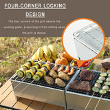 ortable Charcoal Grill - Compact and Lightweight BBQ Grill, Easy Assembly, Ideal for Camping, Tailgating, and Outdoor Cooking - Fits 2-4 People MRuanMeng