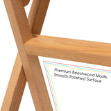 MEEDEN Folding Art Print Rack - Beechwood Art Storage Rack - Artist Storage and Display Rack for Canvas Art Prints Panels Posters Art Gallery Shows MEEDEN