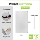 2ft x 4ft Drop Ceiling Tiles，Printed Pro Ceiling Tiles 24 x 48in. Waterproof, Washable and Fire-Rated - Reusable - High-Grade PVC to Prevent Breakage-Package of 10 Tiles Noooza