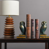 Kakizzy Book Ends for Shelves, Owl Decorative Bookends Bronze Bird Book Stopper Unique Kids Book Holders with Anti-Slip Base Luxurious Bookends for Kids Rooms Office Home Decor(Bronze) Kakizzy