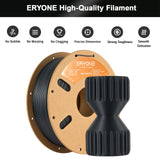 ERYONE Carbon Fiber PLA Filament 3D Printer PLA Filament 1.75mm +/- 0.03mm, PLA-CF Filament 1KG Cardboard Spool(2.2LBS), Black ERYONE