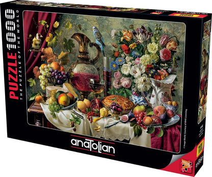 Anatolian Puzzle - Dutch Still Life, 1000 Piece Puzzle, #1144