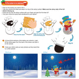 Vloso Christmas Fun Foil Art Kit for Kids,No Mess Art Creative Activity Travel Art and Crafts for Kids,Christmas Gifts Crafts for Girls&Boys Ages 4, 5, 6, 7, 8, 9(Christmas) Vloso