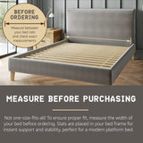 Hercules Xtreme Bed Support Slats, Heavy-Duty Solid Pine Wood Bunkie Board, King Size Hercules