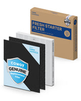 COWAY AP-1512HH & 200M Air Purifier Filter Replacement, Fresh Starter Pack, 2 Fresh Starter Deodorization Filters and 1 True HEPA Filter, 1 Pack, Black Coway